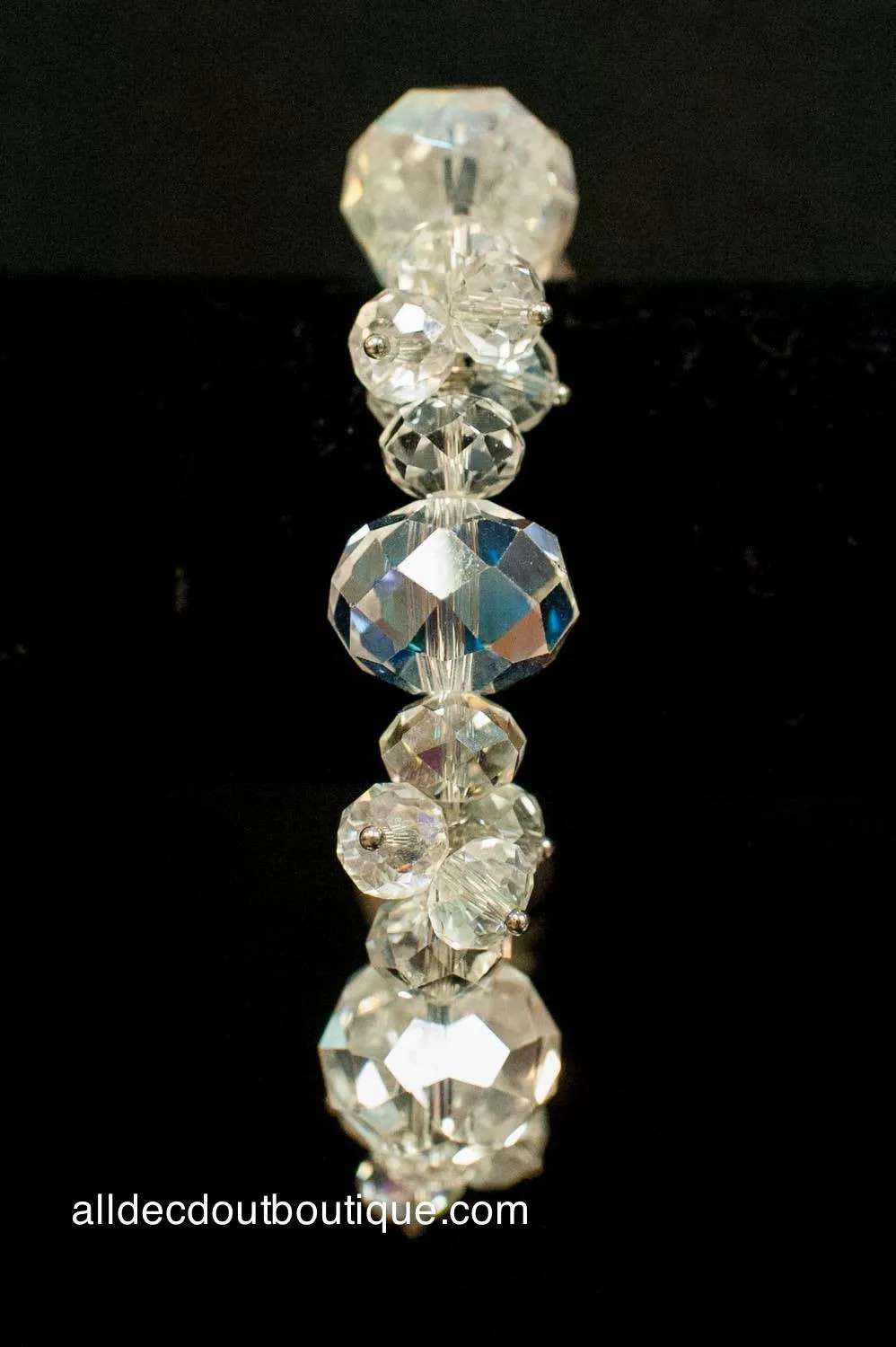 ADO | Clear Assorted Beaded Stretch Bracelet