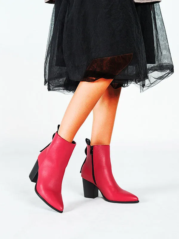 Booties Women's High Heel Sexy Fashion Autumn Boots Children Short Tube Thick with Fashion Boots